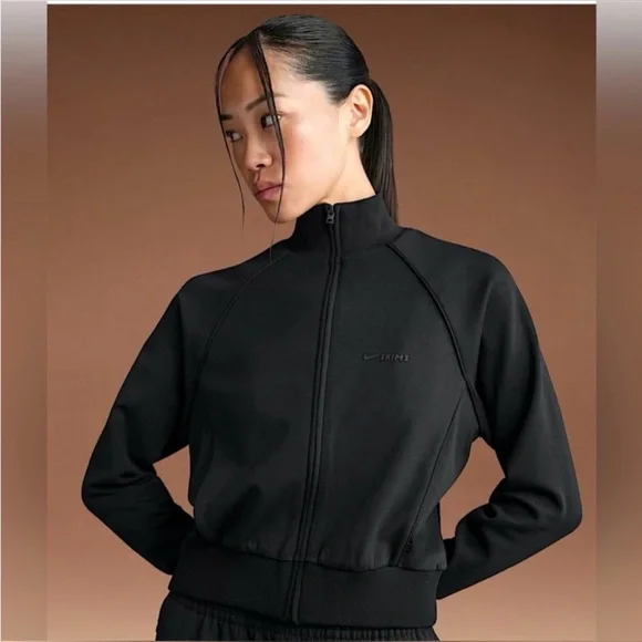 Nike SKIMS Matte Tricot Track Jack - Black Size Large NWOT - Picture 5 of 14